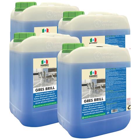 Gres Brill 5ltx4pz - Detergente Per Gres Porcellanato - Foto 1