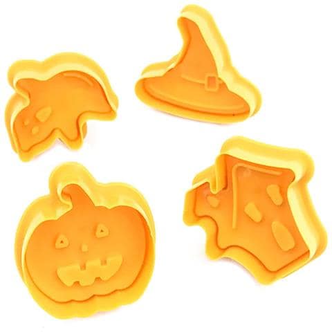 Set Di 4 Stampi Per Biscotti A Tema Halloween - Crea Dolci Divertenti! - Foto 1