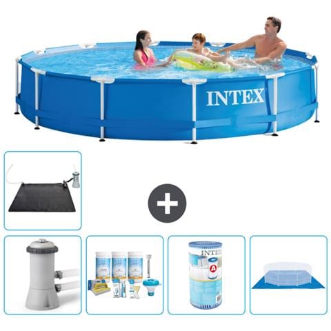 Piscina Fuori Terra - In Giro - 366x76 Cm - Blu - Include Accessori Coordinati A1767 - Foto 1