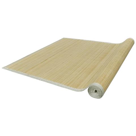 Tappeto Rettangolare In Bambù Naturale 80 X 200 Cm - Foto 2