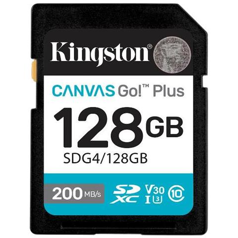 128gb Sdxc Canvas Go Plus Gen4 200mb/s C10 Uhs-i U3 V30 - Foto 1