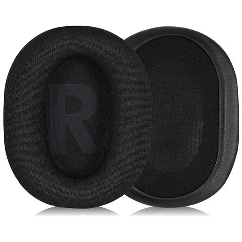 Cuscinetti Auricolari In Tessuto A Rete Nera Per Logitech G Pro X (paio) - Foto 2