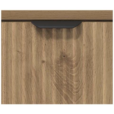 Comodino rovere artigianale 63.5 x 36 x 61 cm Legno multistrato - Foto 9