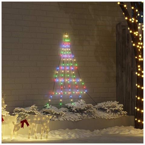 Albero di Natale LED con picchetti per il terreno Multicolore - Foto 2