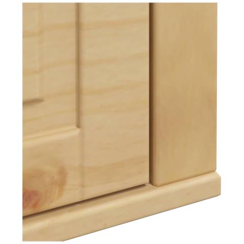 Armadietto SKI Marrone Miele 60 x 32 x 40 cm Pino massello - Foto 9