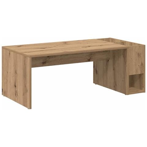 Tavolino da salotto Rovere artigianale 101,5 x 50 x 37 cm - Foto 1