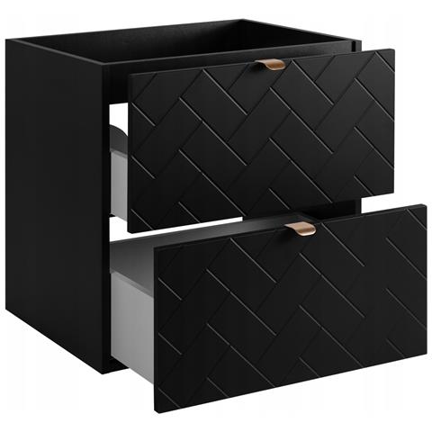 | Mobiletto 120 cm - Noir Mat - Mobili da bagno - Mobili da bagno - Mobili da bagno - Senza mensola - Foto 8