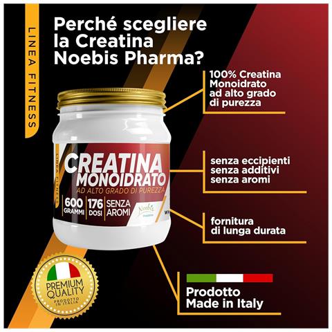 Creatina Monoidrato 600 g - 100% Polvere Pura Senza Additivi - Forza, Potenza e Prestazioni Fisiche - Foto 5
