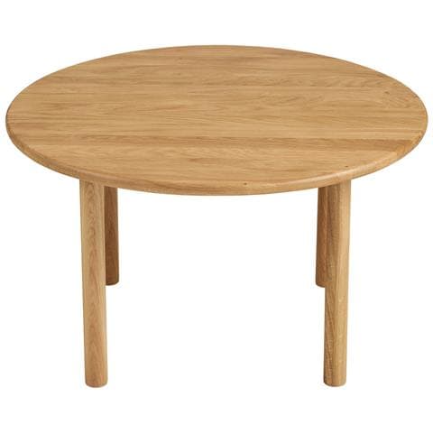 Jena - Tavolino Da Caffè In Rovere Naturale Ø70x40 Cm - Foto 1