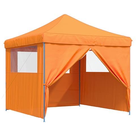 Tenda Party Arancione 292 x 292 x 315 cm Tessuto Oxford - Foto 1