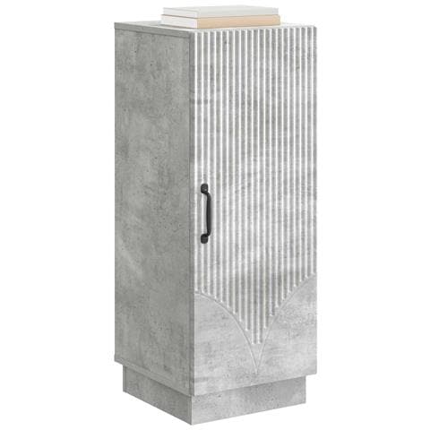 Credenza Grigio Cemento 33 x 34,5 x 87 cm Legno ingegnerizzato - Foto 2