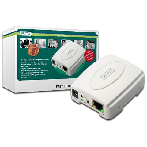 Print Server Usb 1 Porta - Connettore Rj45 Femmina E Usb "A" Femmina - Foto 2