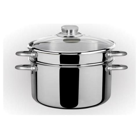 6L 220mm Acciaio inossidabile, Vetro temperato pentola - Foto 2