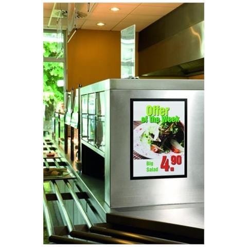 Duraframe A3 Big Pack Cornice A3 Adesiva Pannello Magnetico Nero 6pz - Foto 1