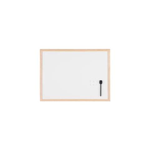 Lavagna Bianca Magnetica 45x60cm Cornice Legno Starline - Foto 1
