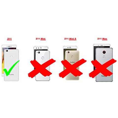 Custodia Compatibile Con Zte Nubia Z11 In Bruno Caffè - Coperchio Protettiva Con Chiusura Magnetica, Funzione Stand E Tasca Per Le Carte - Foto 8