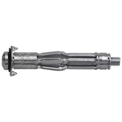 Tassello In Metallo Con Vite Pz 2 M4 X 54 Mm In Acciaio Zincato 100 Pezzi - Foto 1