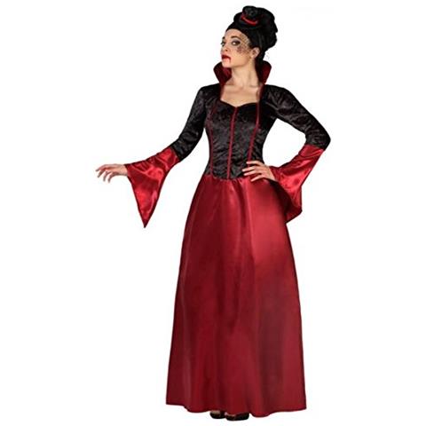 Vampire Costume Rosso E Nero Donna Halloween Xs / S - Foto 1