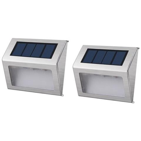 Pack De 2 Spots Solaires Mural Extrieur Tanches - 3 Leds - Foto 1
