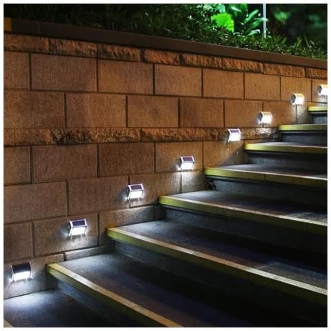 Pack De 2 Spots Solaires Mural Extrieur Tanches - 3 Leds - Foto 2