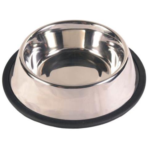 Comedero Acero Inox. , Anello Caucho, 2,8 L / 0.7 L - Foto 1