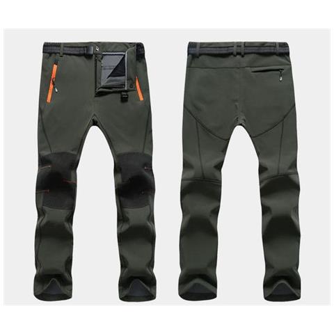 SLOWMOOSE - Pantaloni Da Sci, Pantaloni Da Trekking Invernali Da Campeggio  Antivento All\u0026#39; aperto Per Uomo Neve [ verde / Xl] - ePRICE