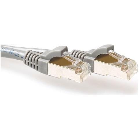 Cavo Patch Grigio Da 1 Metro Lszh Sftp Cat6a Antigroviglio Con Connettori Rj45. Cat6a S /ftp Lszh Sng Gy 1,00 M (fb70 - Foto 2