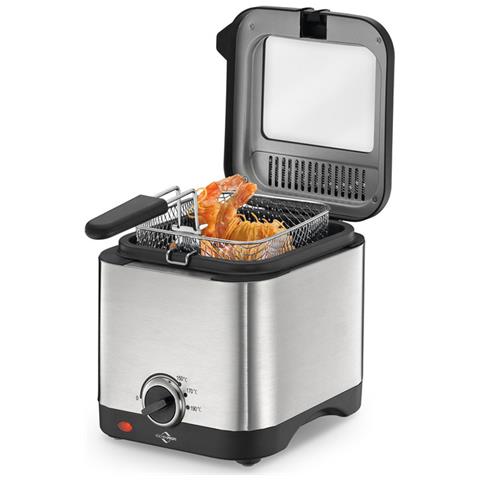Friggitrice 1.5l 900w Nera / Acciaio Inossidabile - 1709502800 - Foto 2