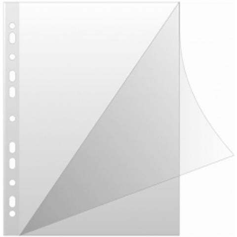 Buste Trasparenti Perforate Resistenti 100 pz A5 - Foto 2