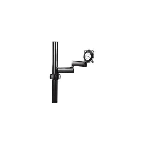 Flat Panel Dual Arm Pole Mount Nero supporto da parete per tv a schermo piatto - Foto 1