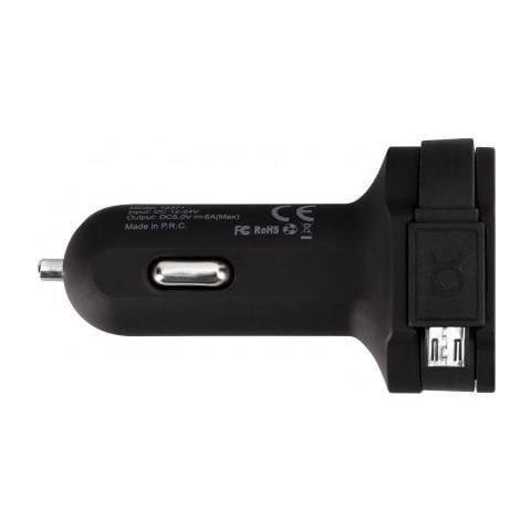 20425, Auto, Smartphone, Tablet, Accendisigari, USB, Nero, 1A, 2,1A - Foto 1