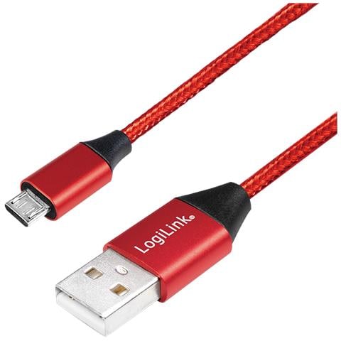 CU0151 cavo USB 0,3 m 2.0 USB A Micro-USB B Rosso - Foto 1