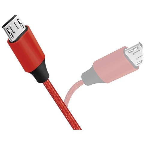 CU0151 cavo USB 0,3 m 2.0 USB A Micro-USB B Rosso - Foto 3