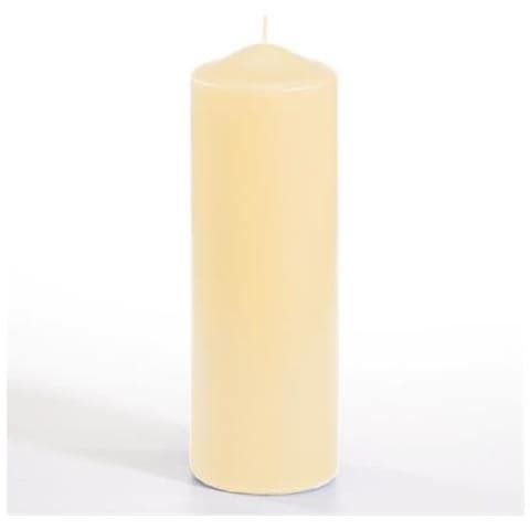 13085 Candela Di Cera Rotondo Crema 1 Pz - Foto 1