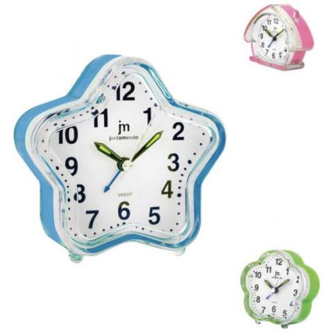 Sveglia Quarzo Analogica Luce E Suoneria Bip-bip Casa Verde Ja7049cv - Foto 3