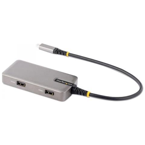 StarTech.com Adattatore Multiporta USB-C - Docking Station USB Type C HDMI 4K 60Hz - Hub a 2 Porte USB 3.0 - PD 100W Pass-Trough - GbE - Dock USB C Certificato Works With Chromebook - HDR - Windows/macOS - Foto 3