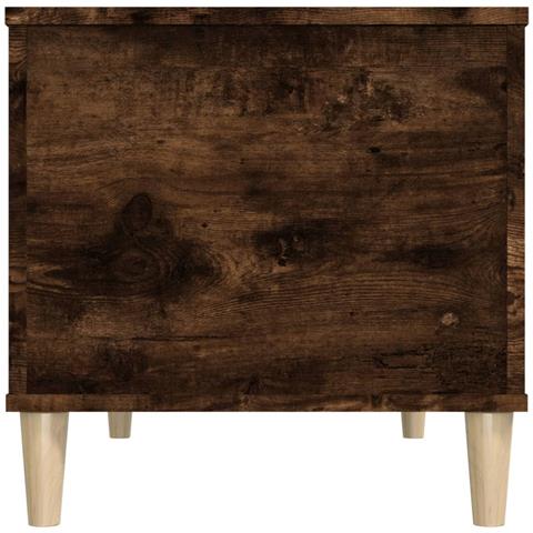 Tavolino Da Salotto Rovere Fumo 90x44,5x45 Cm Legno Multistrato - Foto 2