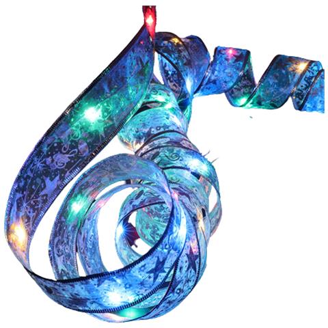 Luci Del Nastro Di Natale Silver - Foto 8