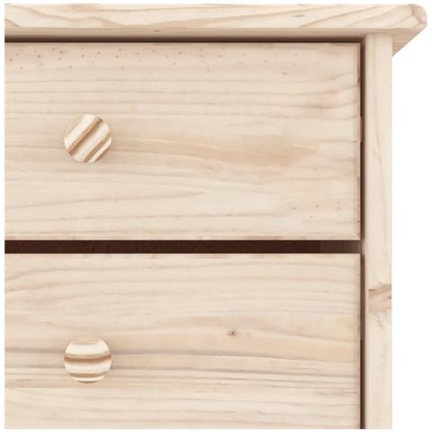 Scarpiera Alta 77x35x96 Cm In Legno Massello Di Pino - Foto 2