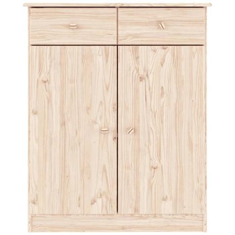 Scarpiera Alta 77x35x96 Cm In Legno Massello Di Pino - Foto 9