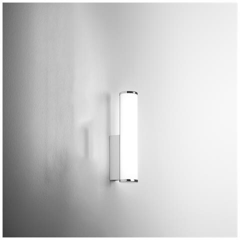 Applique Moderna Polar Alluminio Cromo Led 7w Luce Calda 30cm - Foto 1