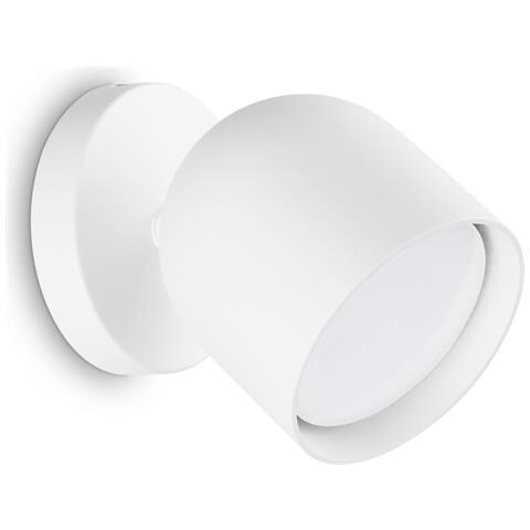 Applique Da Parete Contemporaneo Dodo Metallo Bianco 1 Luce Gx53 15w 3000k Ip20 - Foto 1