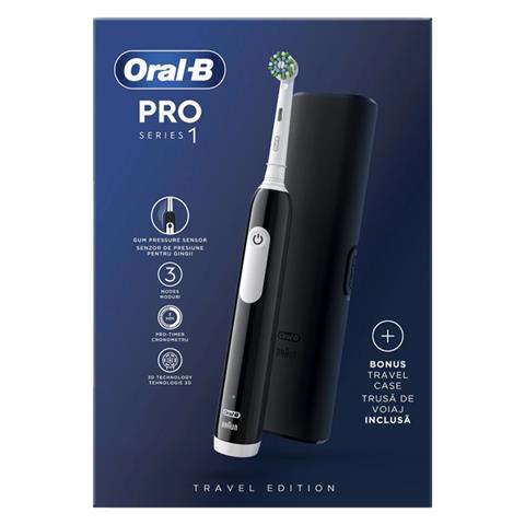 Spazzolino Elettrico Oral-b Pro Series 1 Nero 3 Modalità + Custodia - Foto 2