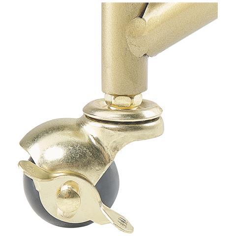 Carrello Portavivande Noti Metallo Oro - Foto 6
