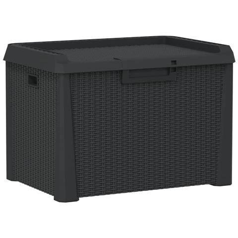 Baule Da Giardino Antracite 125 L In Pp - Foto 2