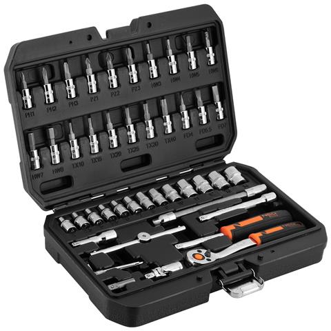 Chiavi A Bussola, 1/4"", Crv, Set Da 46 Pz. - Foto 1