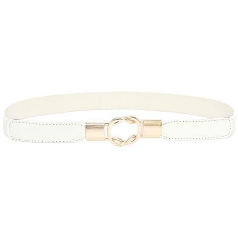 Confezione Da 5 Cinture Elastiche Da Donna Per Abiti, Jeans - Blu, Rosso, Nero, Cammello, Rosso - Foto 5