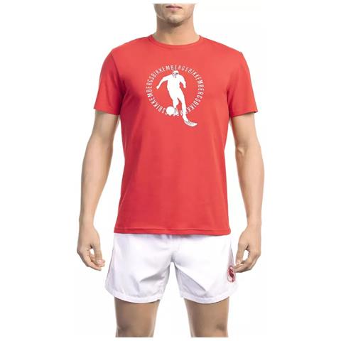 Maglietta In Cotone Rosso - M - Foto 1