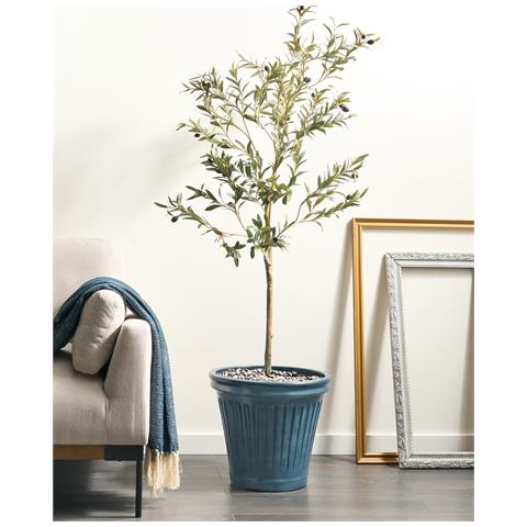 Vaso Per Piante Maize 43 Cm Blu - Foto 1