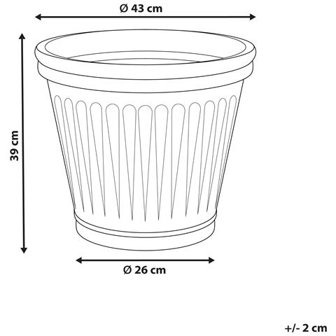 Vaso Per Piante Maize 43 Cm Blu - Foto 6